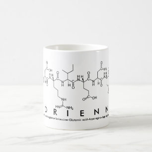 Mug Masse de nom du peptide Adrienne