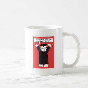 Mug Masters Degree Félicitations Amoureux des chats