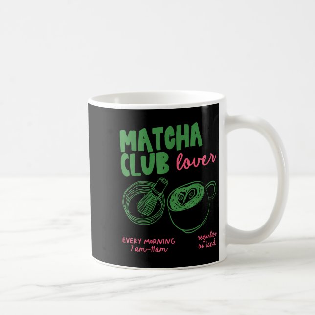 Mug Matcha Club Regular Or Ice Green Tea Matcha Latte  (Droite)