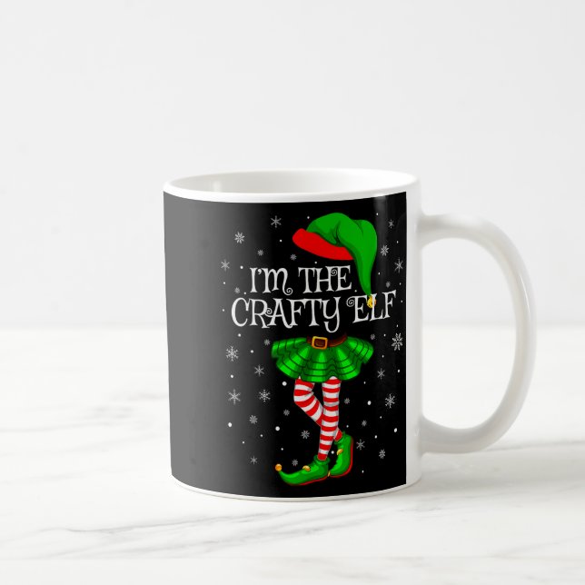 Mug Matching Family Group I'm The Crafty Elf Christmas (Droite)