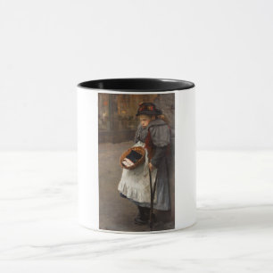 Mug Matchstick Girl pauvre rue Urchin Pauvreté urbaine