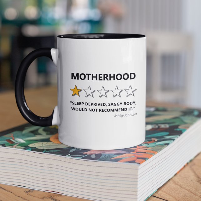 Mug Maternité drôle non recommandée (Créateur téléchargé)