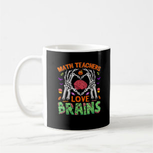Mug Math Cerveau Coeur Squelette Main Zombie Halloween