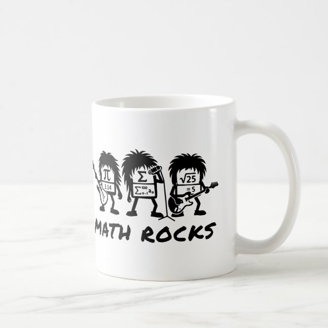 Mug Math Rocks Academic Rock Band Humor (Droite)