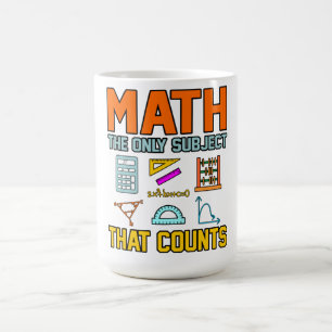 Mug Math Sujet Counts Mathématique Math Enseignant