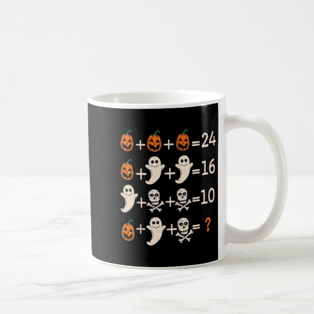 Mug Math Teacher Halloween Algebra Operation Mathemati (Droite)