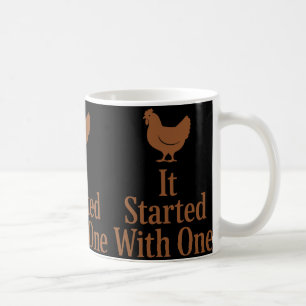 Mug Mathématiques de poulet Trop de poulets Humour de