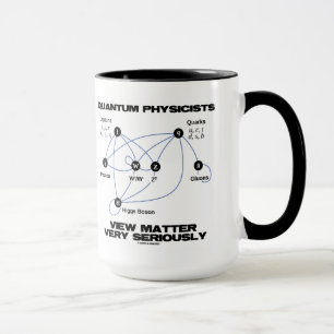 Mug Matière de vue de physiciens de Quantum très