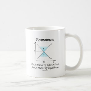 Mug Matière d'économie pas d'équilibre de vie ou de