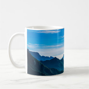 Mug Matin Montagnes Mist Paysage