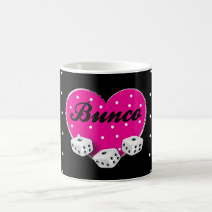 Mug Matrices roses élégantes de Valentine Bunco de