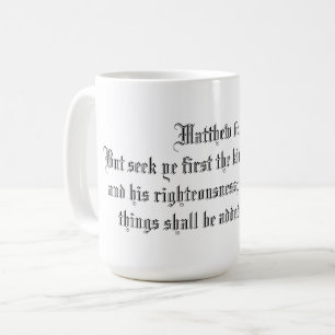 MUG MATTHEW 6:33