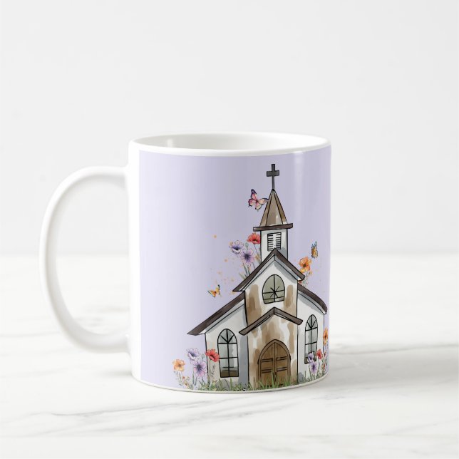 Mug Matthieu 18:20 Église dans le bois sauvage (Gauche)
