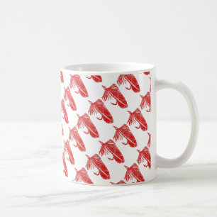Mug "Matuka rouge" truite à carreaux