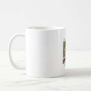 Mug Mauvaise Journée Hot Dog Retro Vector Conception d