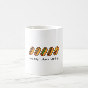 Mug Mauvaise Journée Pour Être Un Hot Dog - Amoureux D