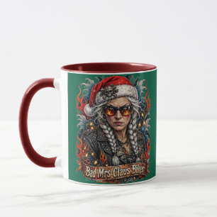 Mug Mauvaise Mme Claus motarde, Mme Claus motarde déja
