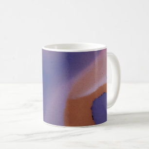 Mug « Mauve Mirage Flow » – Abstrait Rose Bleu Pêche