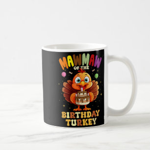 Mug Mawmaw de la famille de la dinde d'anniversaire 1e