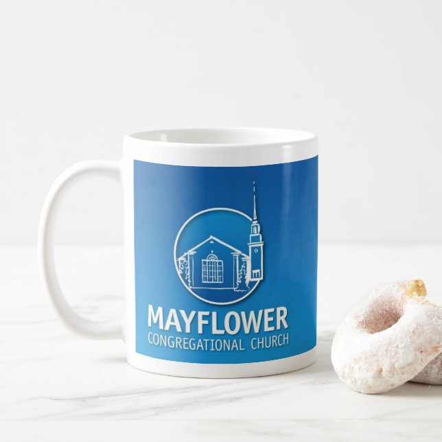 Mug Mayflower muette avec deux logos (Avec donut)
