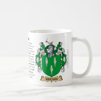 Mug McCain, l'origine, la signification et la crête