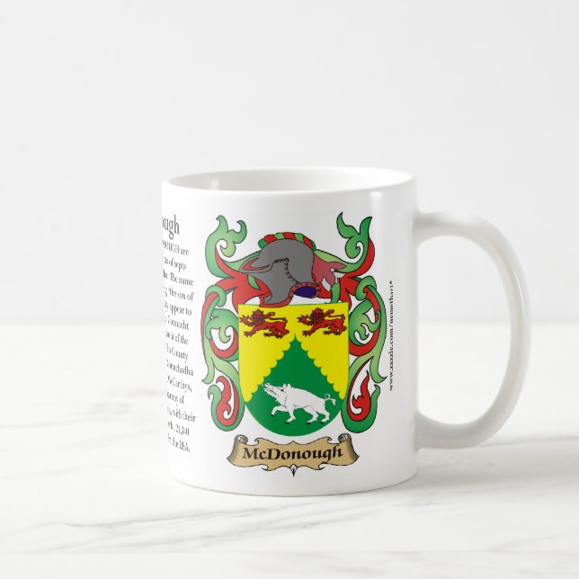 Mug McDonough, l'origine, la signification et la crête (Droite)