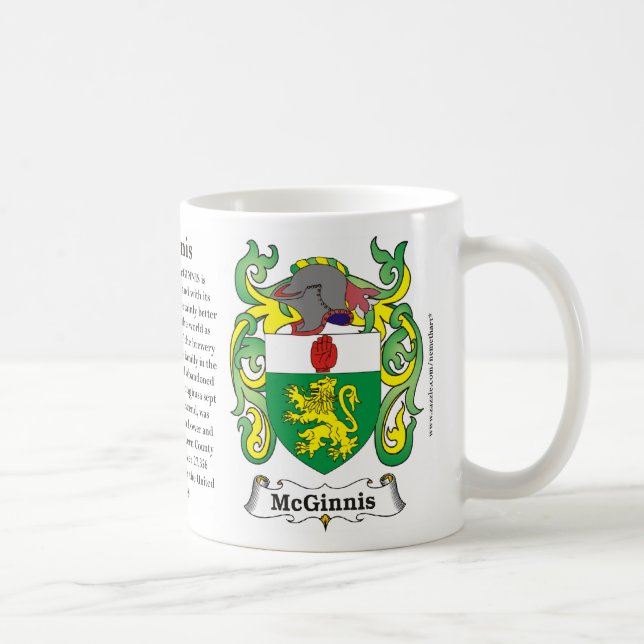 Mug McGinnis, origine, signification et la crête (Droite)