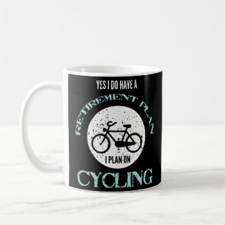 Mug Me faisant un cycle oui ai une bicyclette de