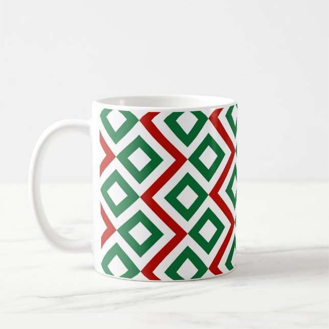 Mug Meander de Noël (Gauche)