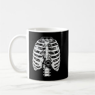 Mug Mécanicien Ingénieur Automobile Squelette Mécaniqu
