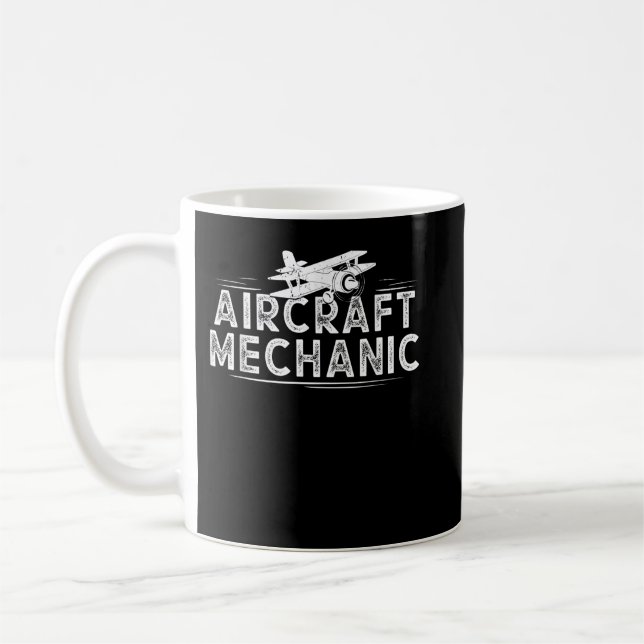 Mug Mécanique de l'avion Mécanique de l'aviation Outfi (Gauche)