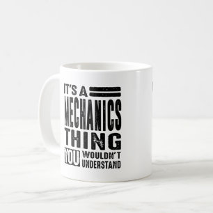 Mug Mécanique Travail Titre du travail Cadeau