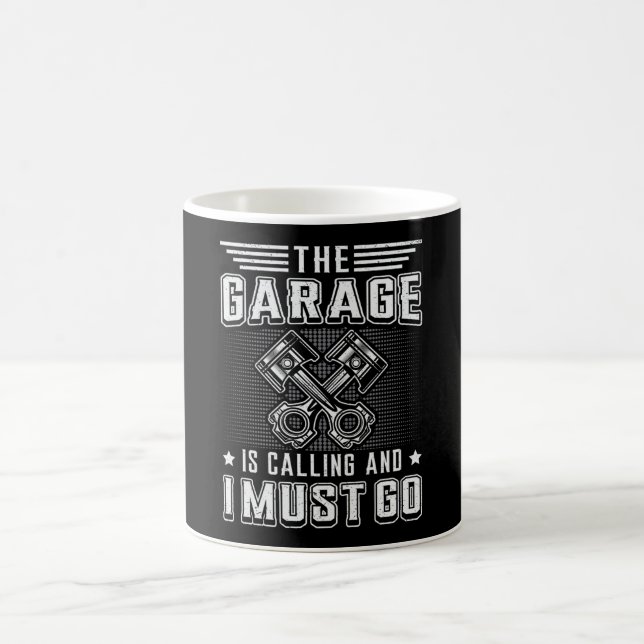 Mug Mécanique Voiture Mécanique Garage Voiture Drôle I (Centre)