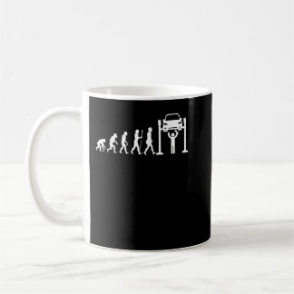 Mug Mechanic Evolution  Mechanic Gift Car Mechanics Te