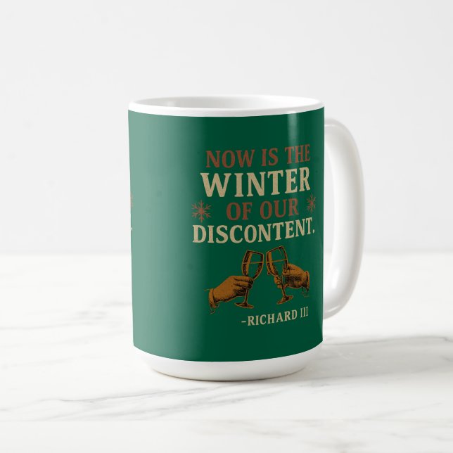 Mug Mécontentement de Noël  (Devant droit)