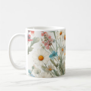 Mug Médaille Botanique De Fleurs