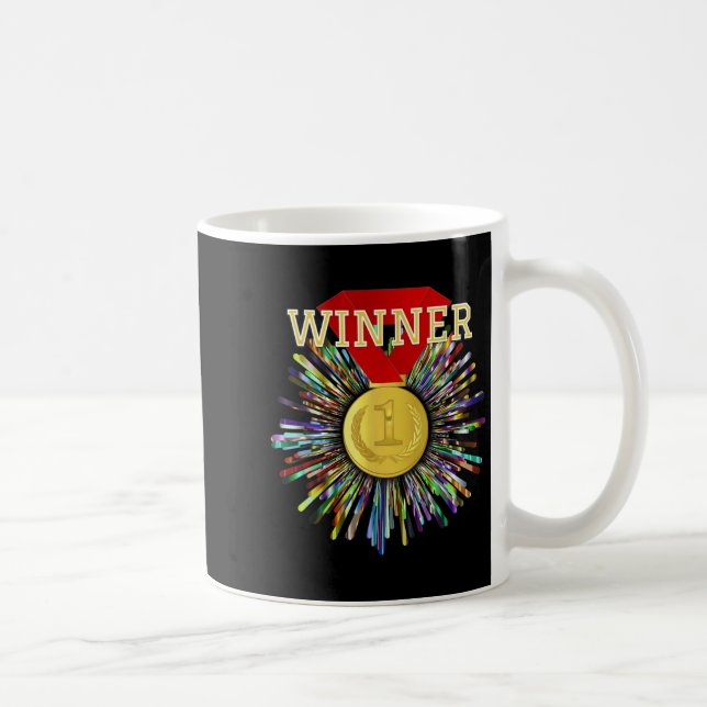 Mug Médaille d'or #1 du lauréat du prix de la concurre (Droite)