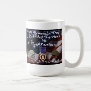 Mug Médaille du coeur pourpre