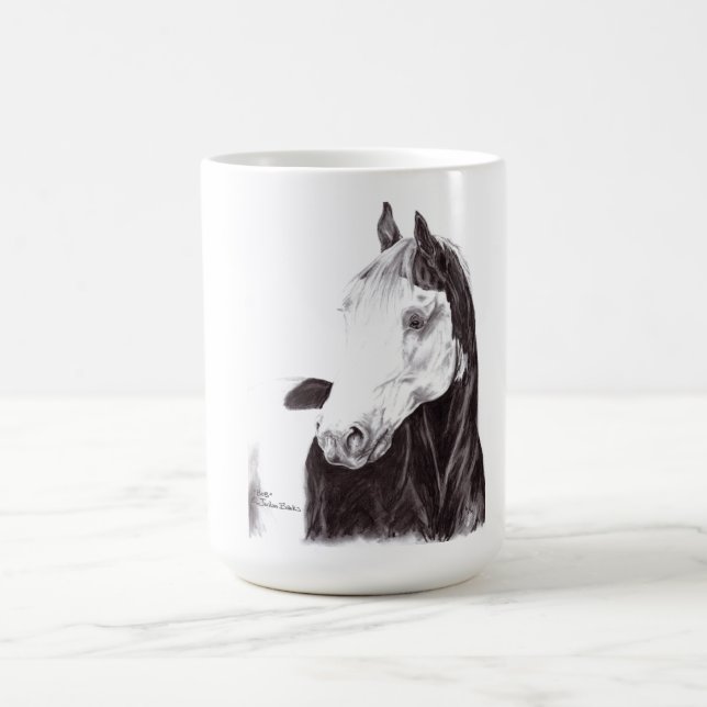 Mug Médecin Casquette Paint Cheval Musique (Centre)