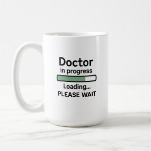 Mug Médecin en cours Chargement d'une boîte