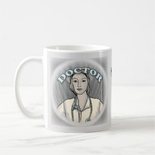 Mug Médecin femme rétro 