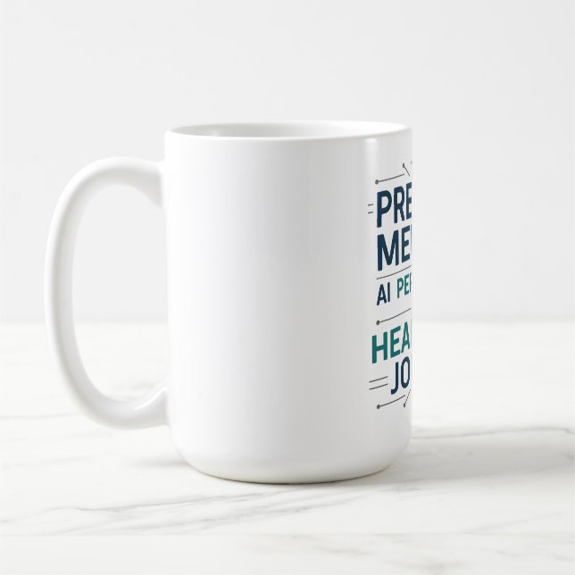 Mug Médecine de précision - AI Personnalisation des so (Gauche)