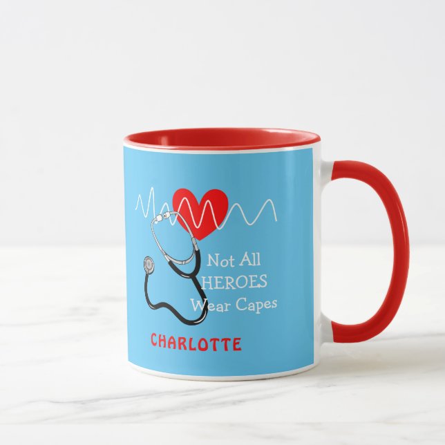 Mug Médecins Infirmières Appréciation Cadeau (Droite)