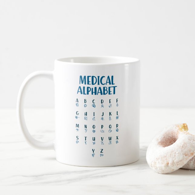 Mug Medical Alphabet (Avec donut)