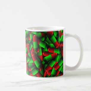 Mug médicaments pour pilules rouges