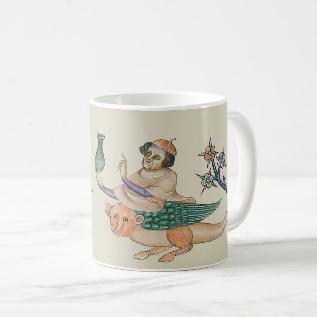Mug Médiéval "J'Espère Sûrement Que C'Est Du Café" (Devant droit)