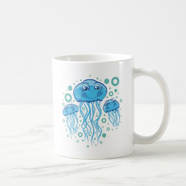Mug Méduse mignonne (Droite)