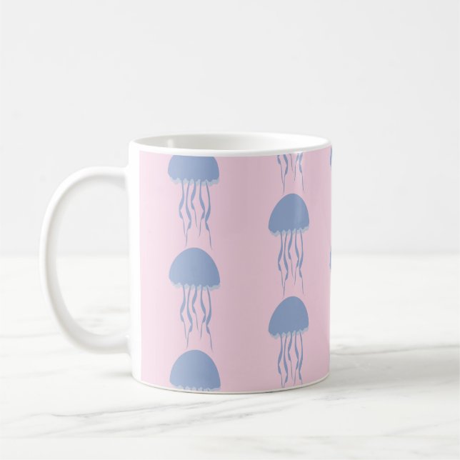 Mug Méduse rose  (Gauche)