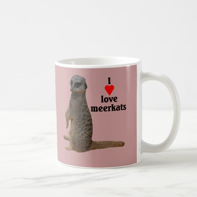 Mug "Meerkats " Kaffeetasse (Rechts)