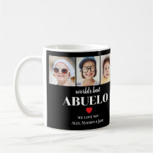 Meilleur Abuelo du Monde On t'aime 3 Enfants Photo